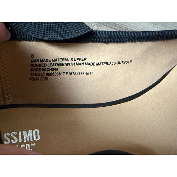 Mossimo Supply Co Strappy Ballet Flats Women’s Size 8 - Picture 8 of 10